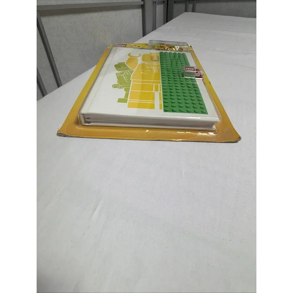 Lego Journal Notebook With Printed Lego Lettering Pieces- Brand New